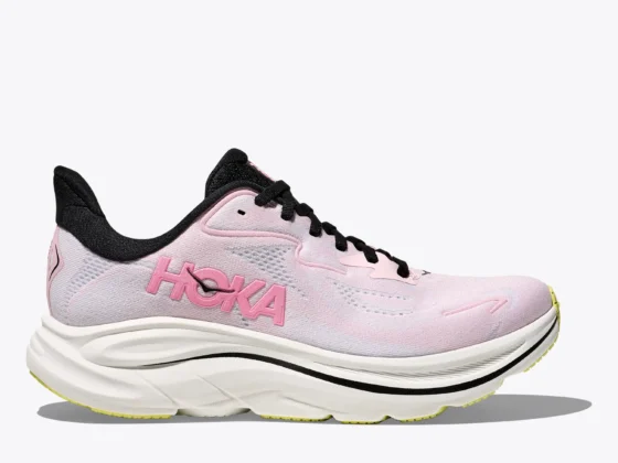 HOKA Clifton 10 — Rose / Noir
