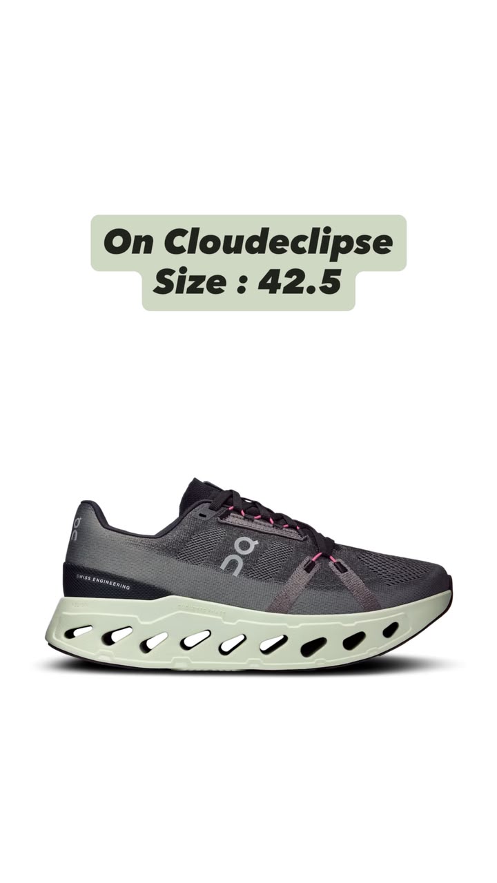 On Cloudeclipse — Anthracite / Lime