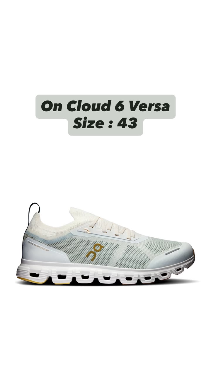 On Cloud 6 Versa — Glacier
