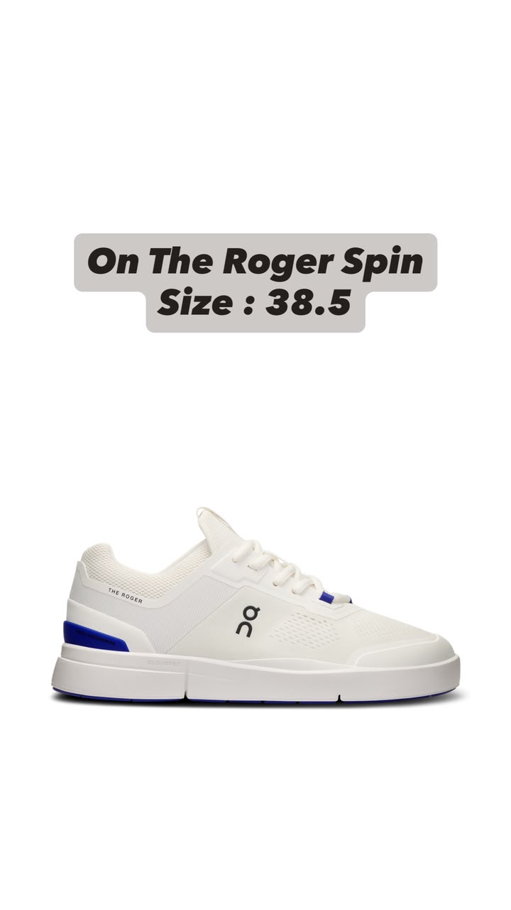On The Roger Spin — Blanc / Bleu