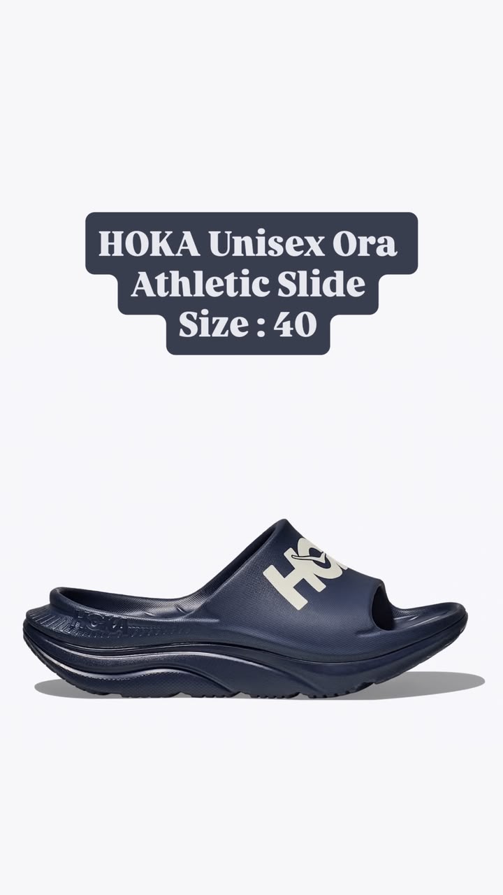 HOKA Ora Athletic Slide — Bleu marine