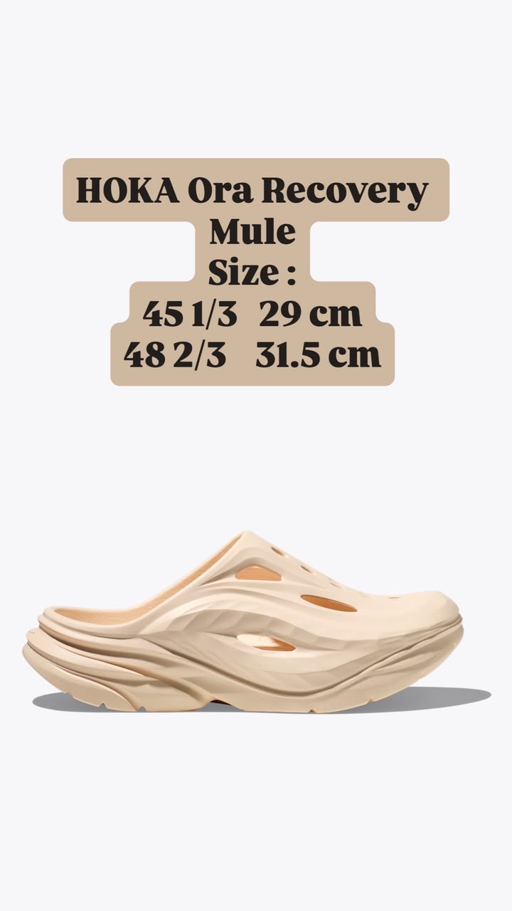 HOKA Ora Recovery Mule — Sable