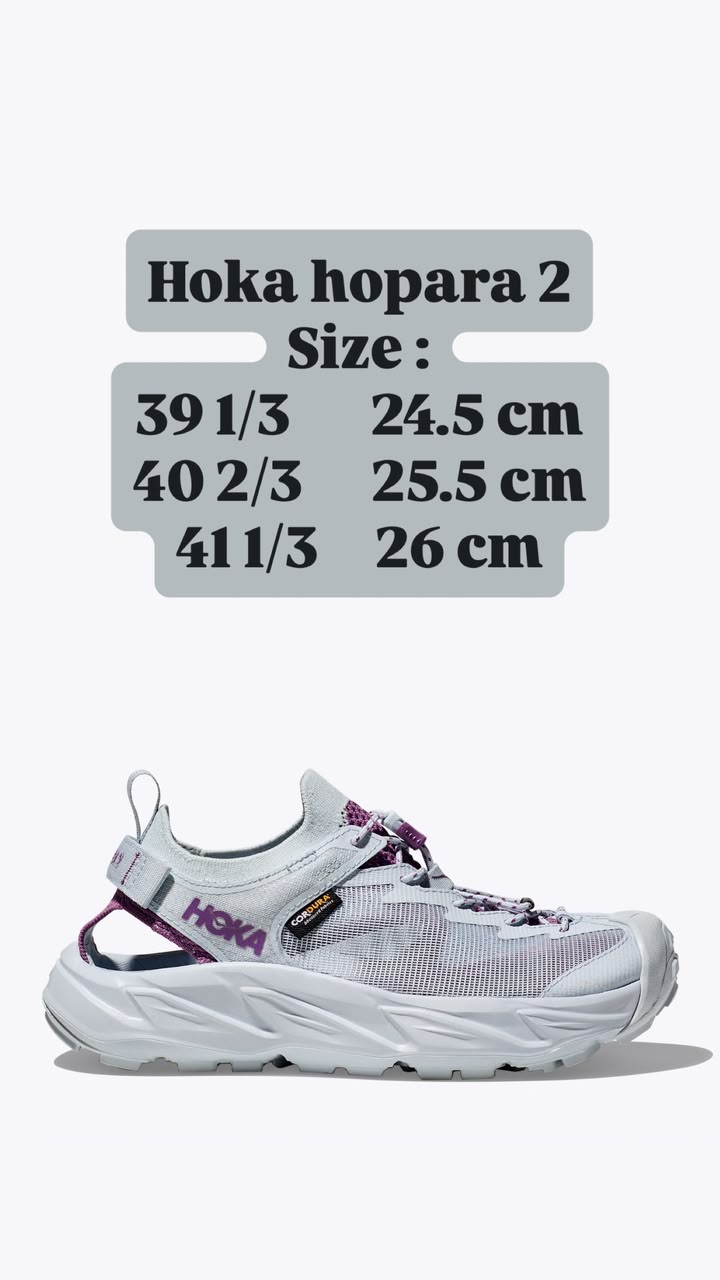HOKA Hopara 2 — Gris / Violet